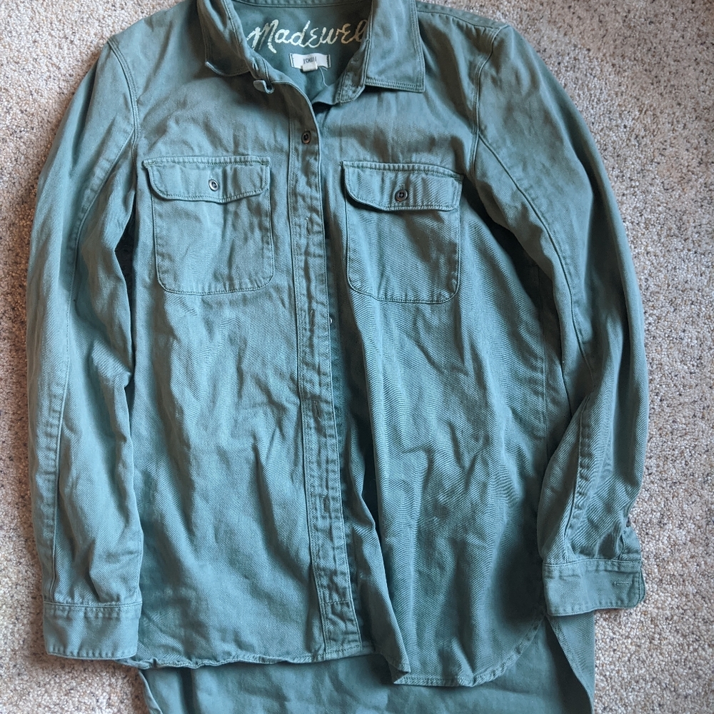 Madewell boyfriend button up